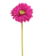 18.5" Silk Gerbera Daisy Flower Stem S4665