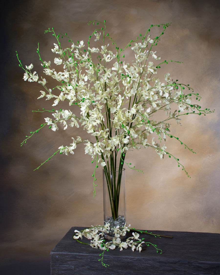 38" Artificial Dancing Orchid Flower Stem