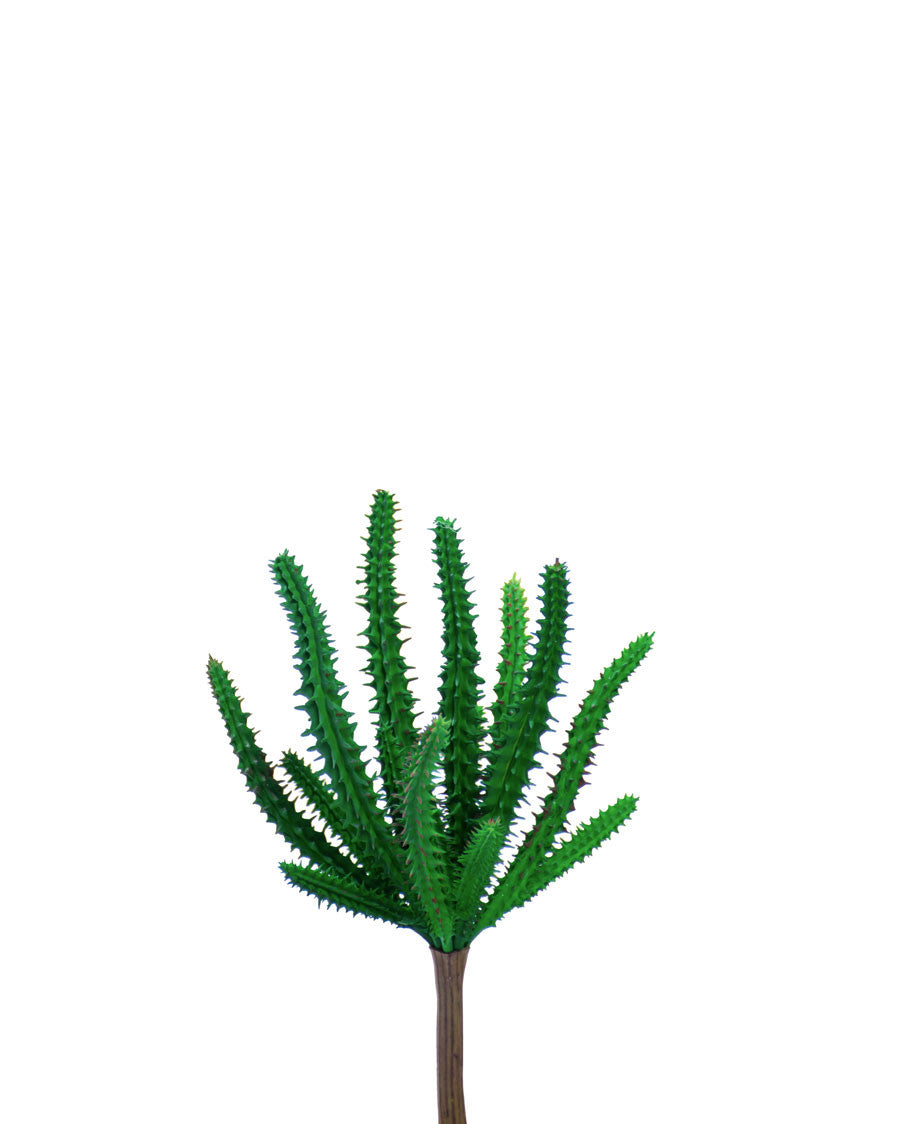 8" Artificial Cactus Plant Foliage Stem S4672-GR