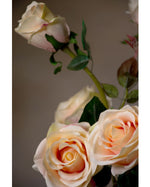 24" Silk Rose Flower Stem Spray S4682