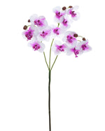 18" Mini Phalaenopsis Orchid Artificial Foliage Stem S4697