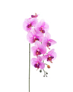 35" Floppy Phalaenopsis Faux Orchid Stem S4700