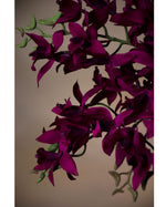 18" Artificial Mini Star Orchid Foliage Stem S4702-PL