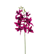 18" Artificial Mini Star Orchid Foliage Stem S4702-PL