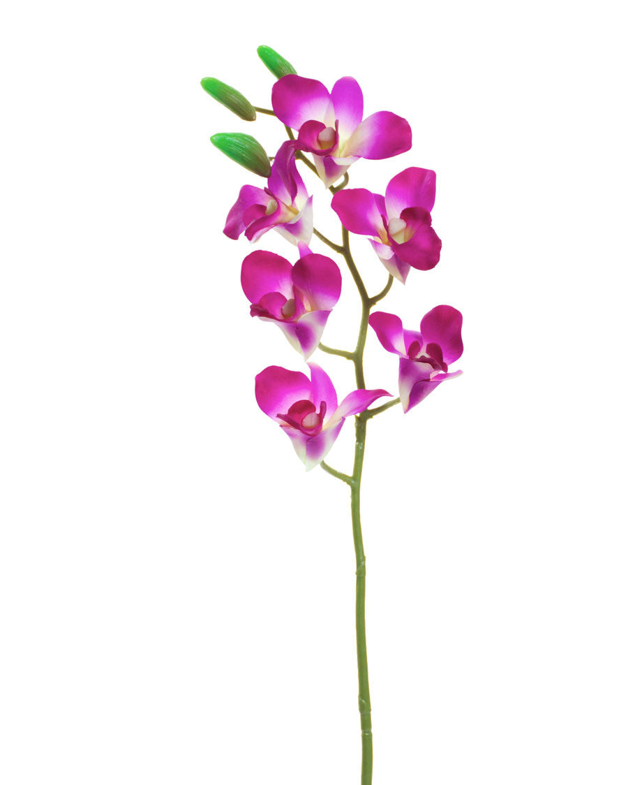 18" Artificial Mini Dendrobium Orchid Stem S4703