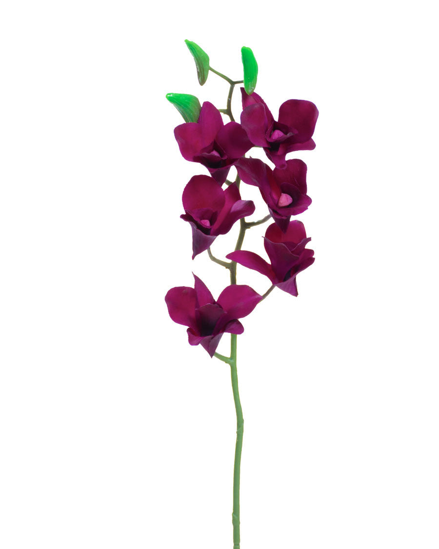 18" Artificial Mini Dendrobium Orchid Stem S4703