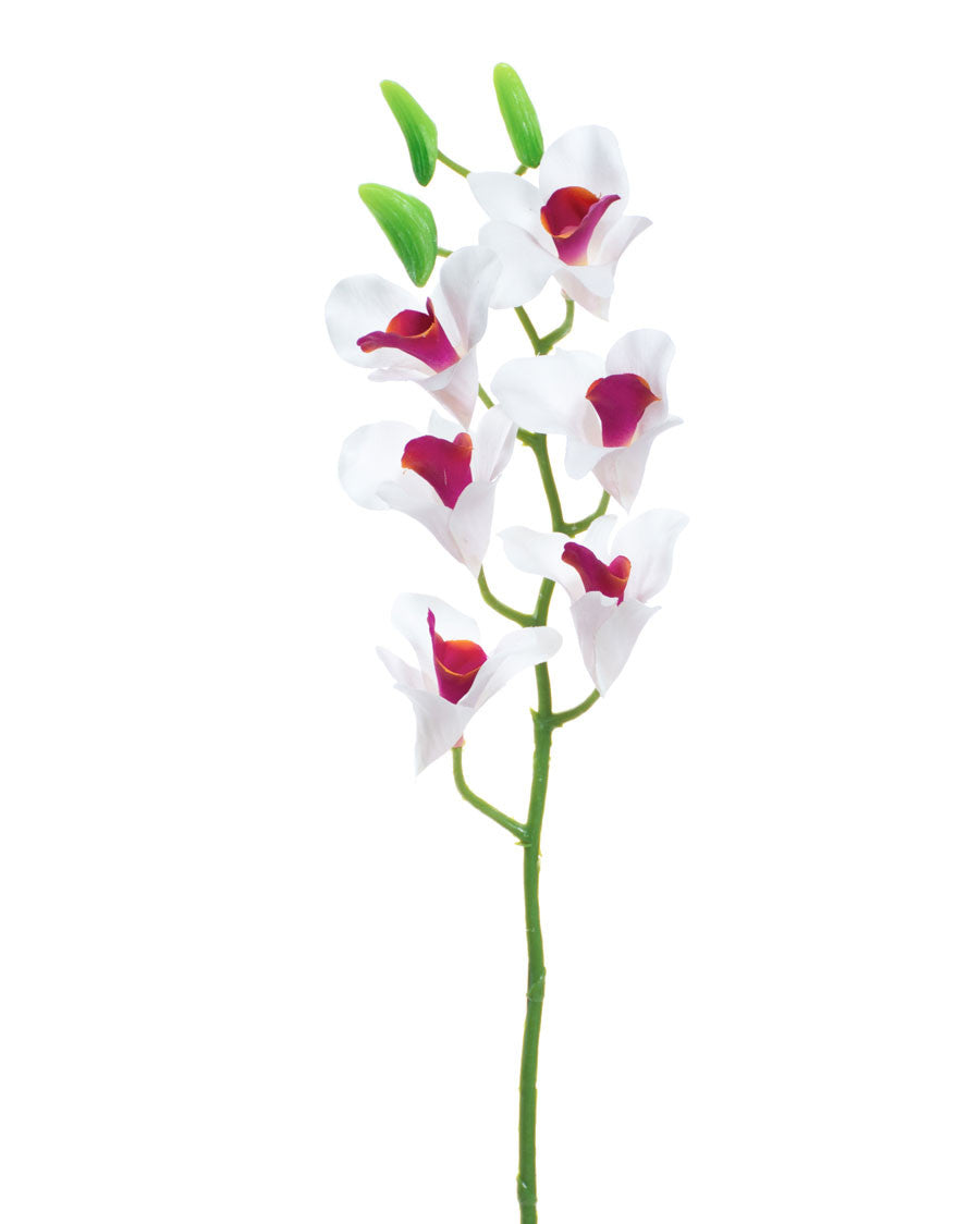 18" Artificial Mini Dendrobium Orchid Stem S4703