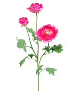 25" Fluffy Ranunculus Silk Flower Stem Spray S4706