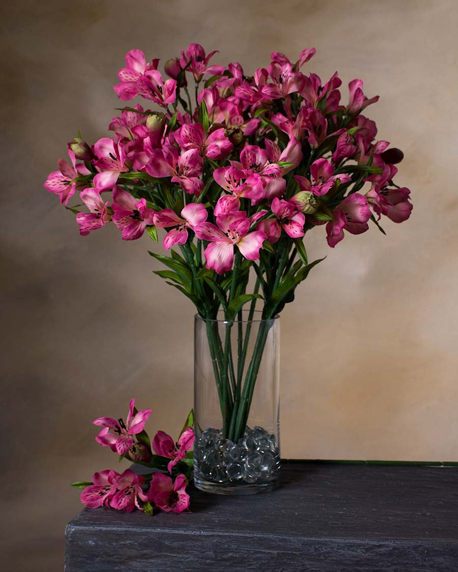25" Alstroemeria Silk Flower Stem