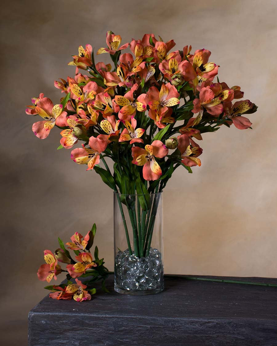 25" Alstroemeria Silk Flower Stem