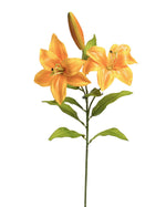25" Tiger Lily Silk Flower Stem Spray S4762