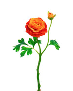 13" Silk Ranunculus Flower Stem Spray S4783