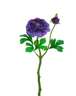 13" Silk Ranunculus Flower Stem Spray S4783