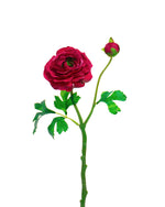 13" Silk Ranunculus Flower Stem Spray S4783