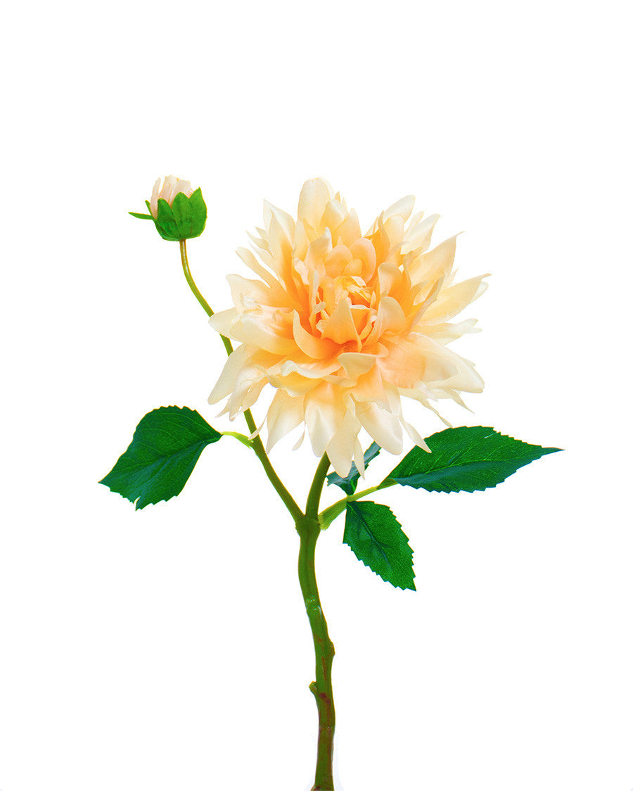 14" Dahlia Silk Flower Stem Spray S4785