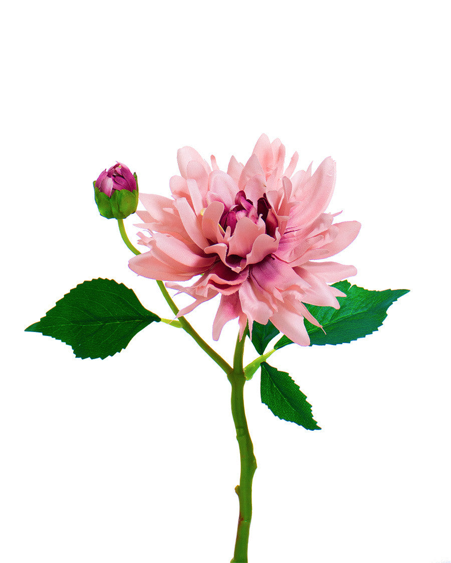 14" Dahlia Silk Flower Stem Spray S4785