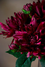 14" Dahlia Silk Flower Stem Spray S4785
