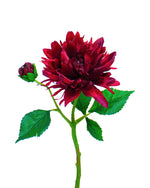 14" Dahlia Silk Flower Stem Spray S4785
