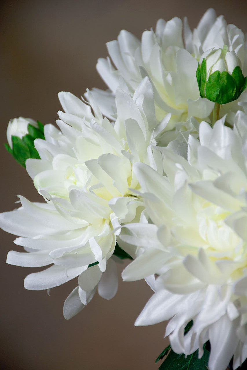 14" Dahlia Silk Flower Stem Spray S4785