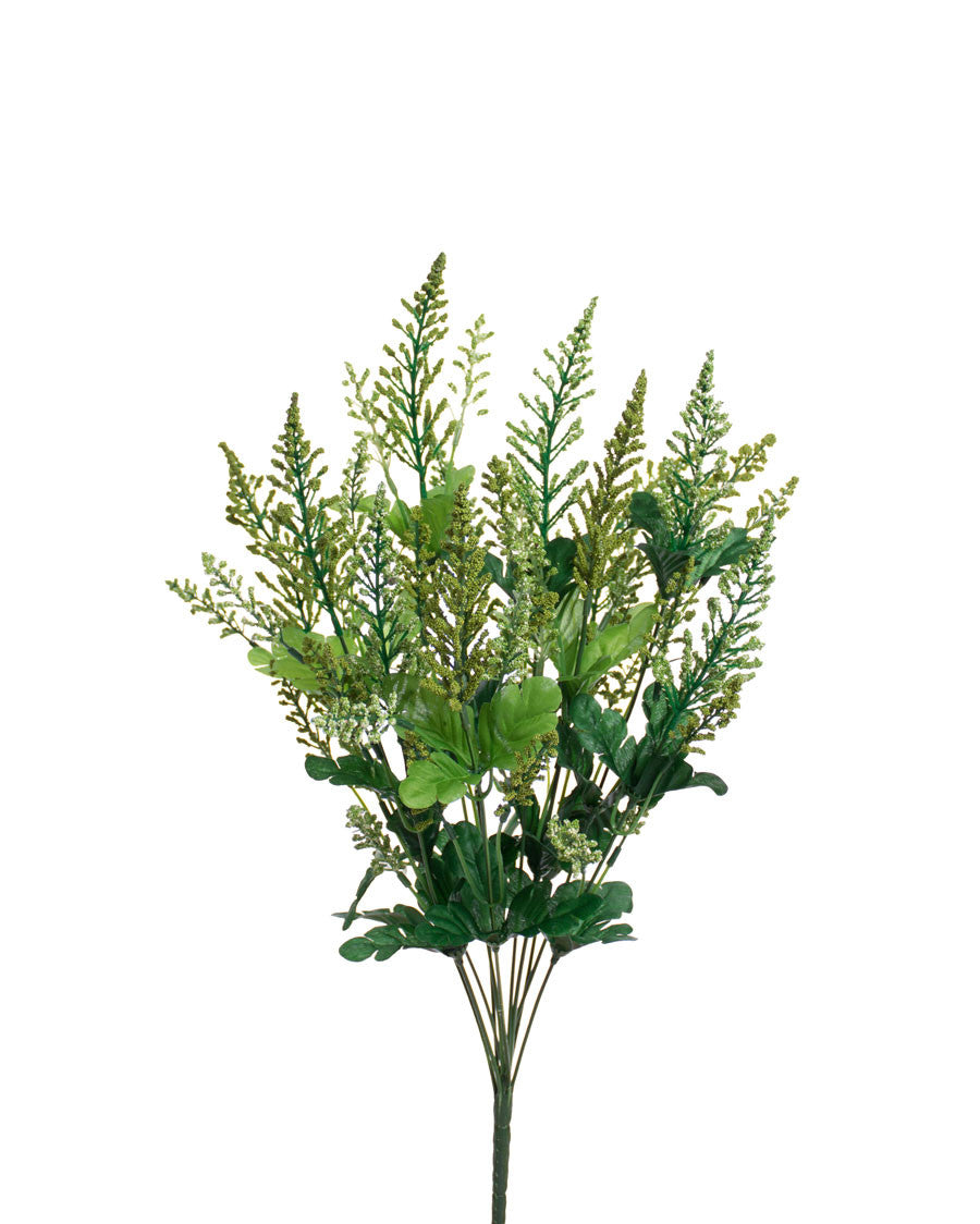 20" Faux Heather Bush S4795-GR