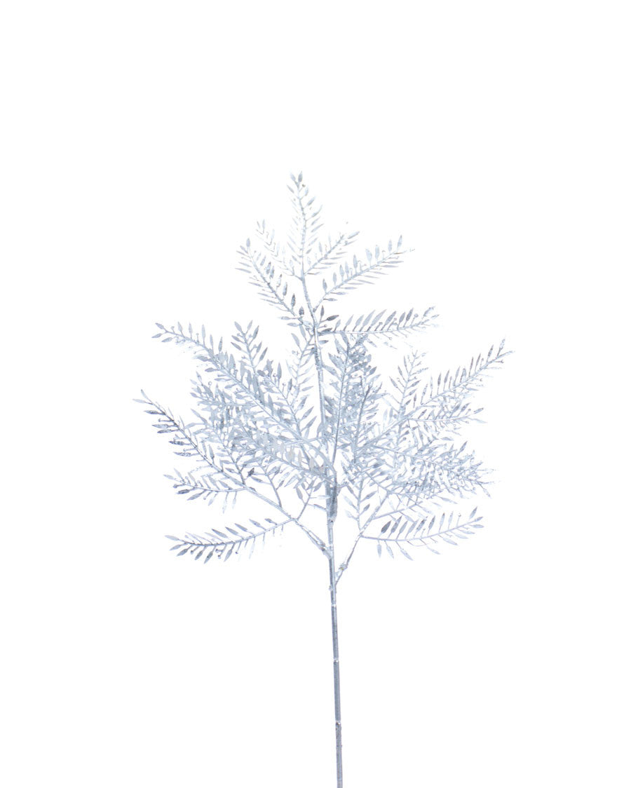 14" Hemlock Leaves Artificial Foliage Spray S4814-SLV