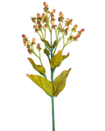 20.5" Faux Hypericum Bud Flower Stem Spray S4825-ORYL