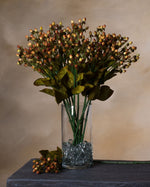 20.5" Faux Hypericum Bud Flower Stem Spray S4825-ORYL