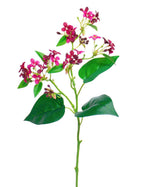 18" Wild Lilac Silk Flower Stem Spray S4897