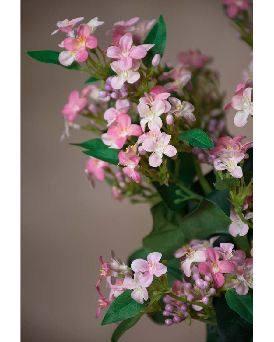 18" Wild Lilac Silk Flower Stem Spray S4897