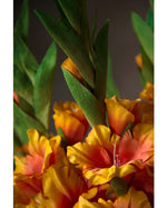 35" Gladiola Silk Flower Stem S4902