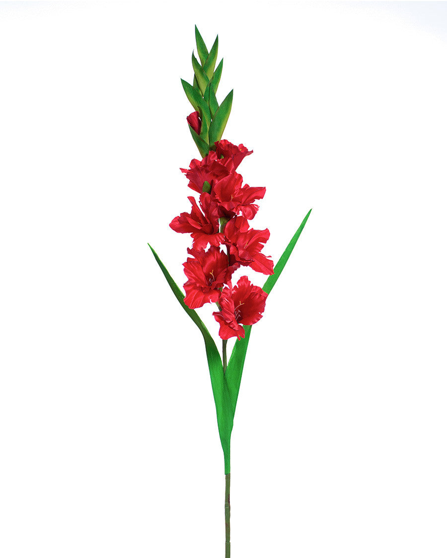 35" Gladiola Silk Flower Stem S4902