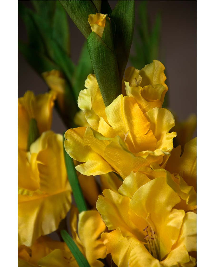 35" Gladiola Silk Flower Stem S4902