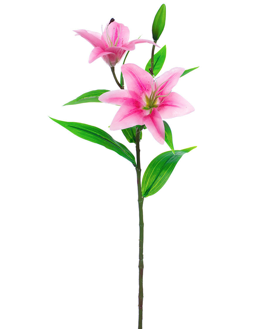 30" Tiger Lily Silk Flower Stem S4905