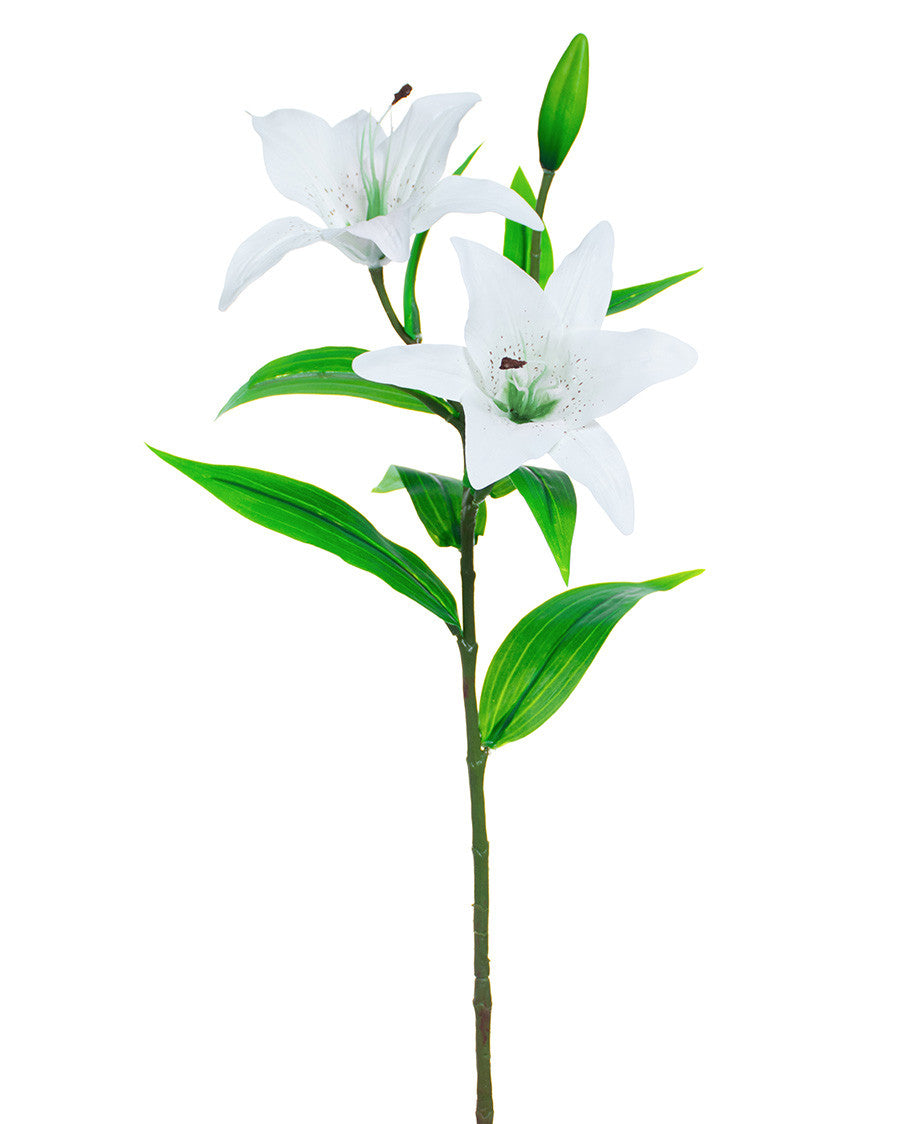30" Tiger Lily Silk Flower Stem S4905
