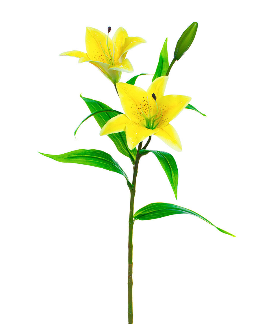 30" Tiger Lily Silk Flower Stem S4905