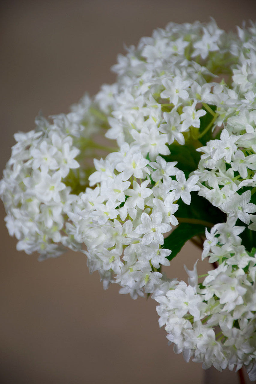 12" Snowball Hydrangea Silk Flower Bundle S4906