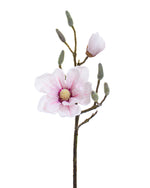 17" Magnolia Silk Flower Stem Spray S4909