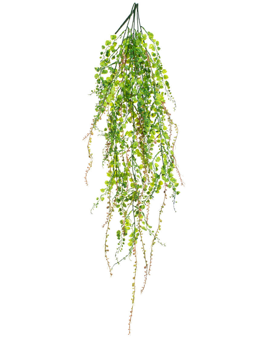 39" Hostag Leaf Artificial Hanging Bush Cluster S4960-TTG