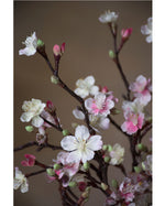 27" Silk Cherry Blossom Faux Flower Stem S4965