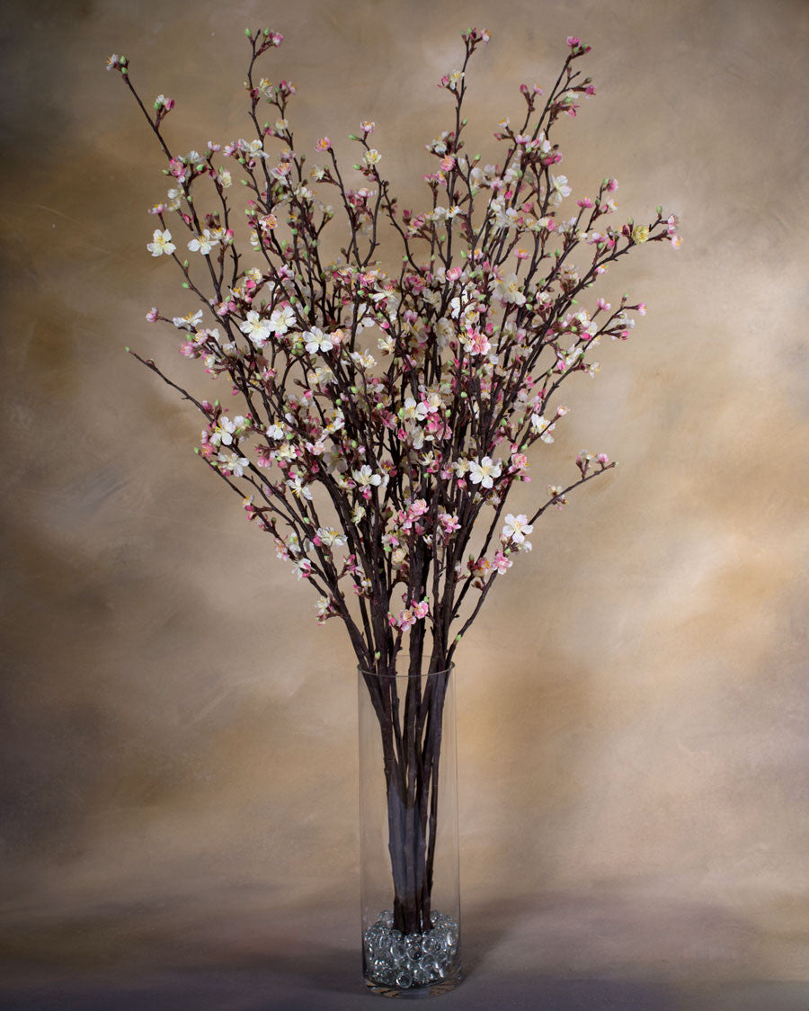 46" Silk Cherry Blossom Flower Stem S4966