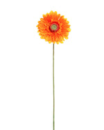 25" Silk Gerbera Daisy Faux Flower Stem S5003