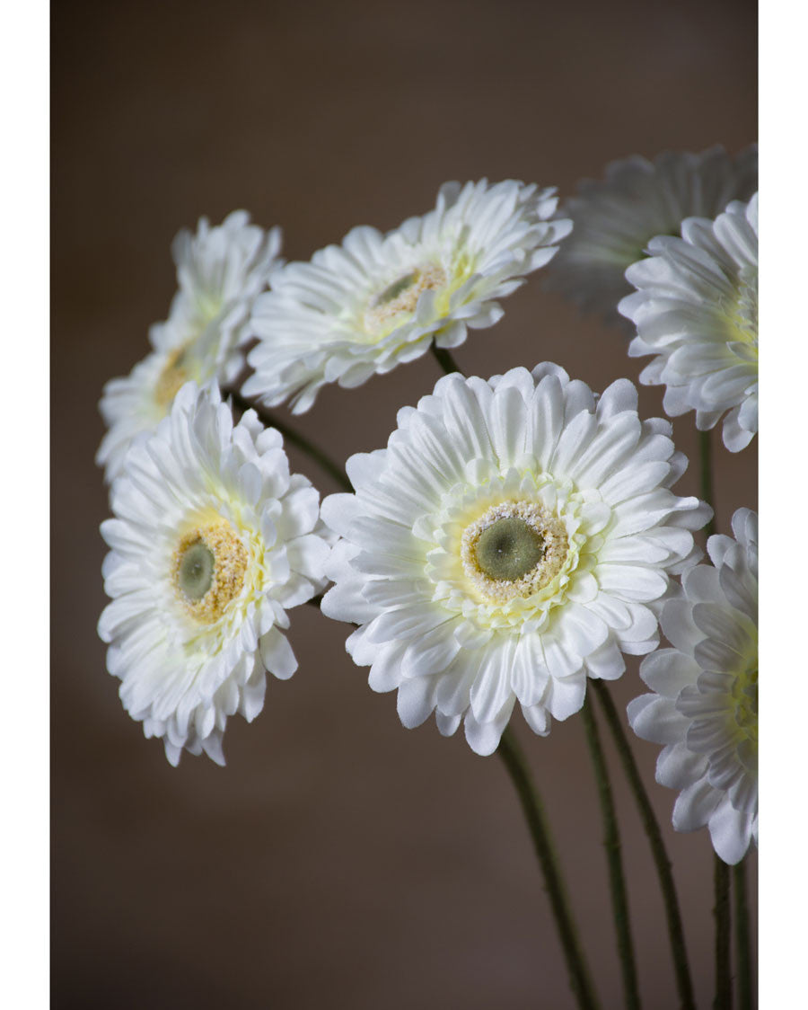 25" Silk Gerbera Daisy Faux Flower Stem S5003