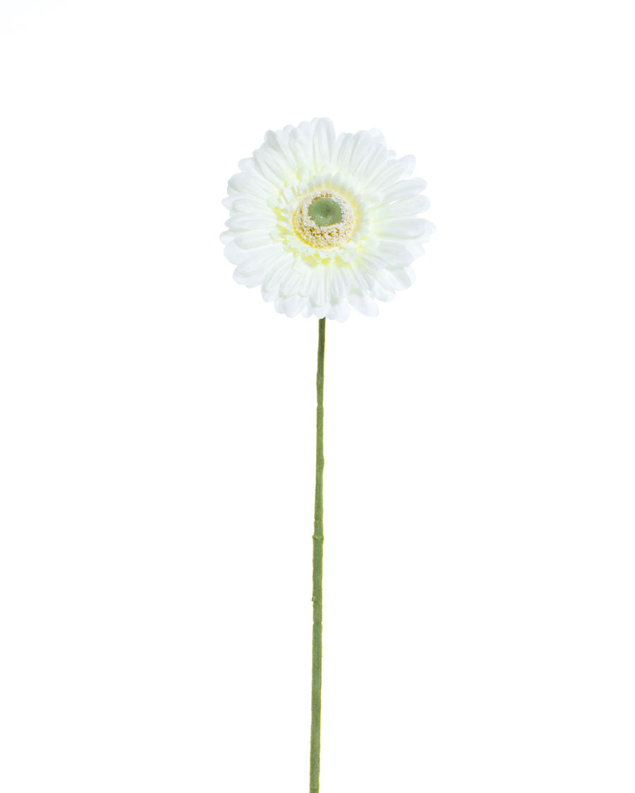 25" Silk Gerbera Daisy Faux Flower Stem S5003