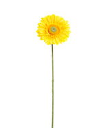 25" Silk Gerbera Daisy Faux Flower Stem S5003