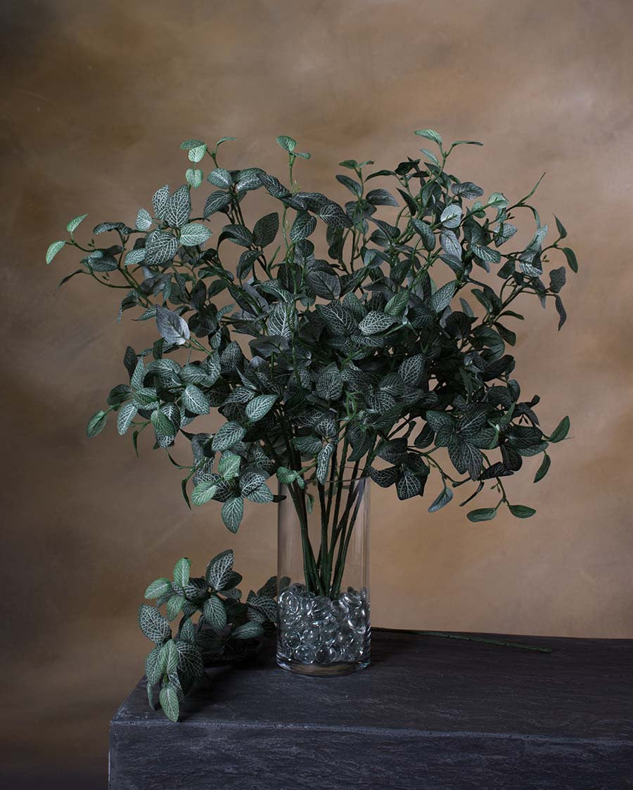 25" Mini Fittonia Artificial Foliage Spray S5070-GRCR