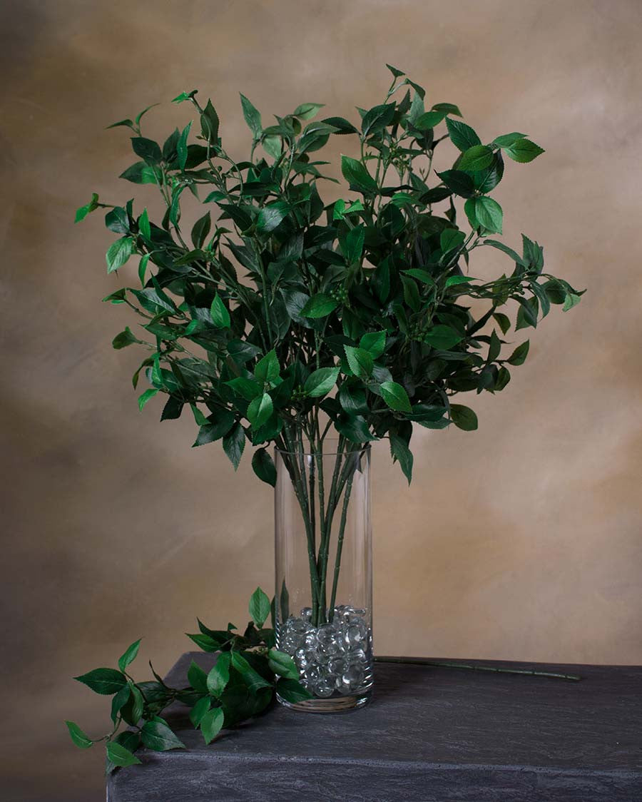 25" Faux Mountain Laurel Foliage Spray S5071-GR