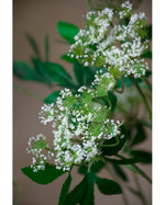 28" Queen Anne Lace Faux Flower Stem Spray S5093