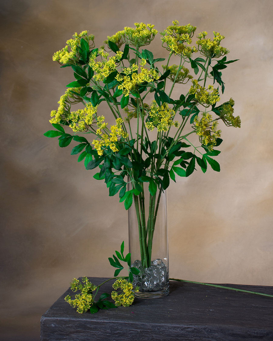 28" Queen Anne Lace Faux Flower Stem Spray