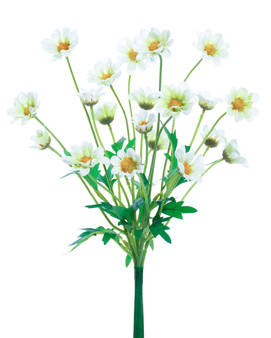 17" Meadow Daisy Faux Flower Bundle S5094