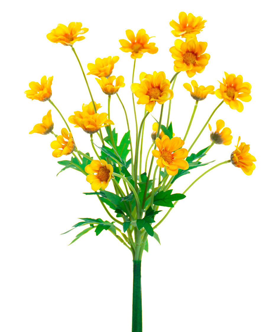 17" Meadow Daisy Faux Flower Bundle S5094
